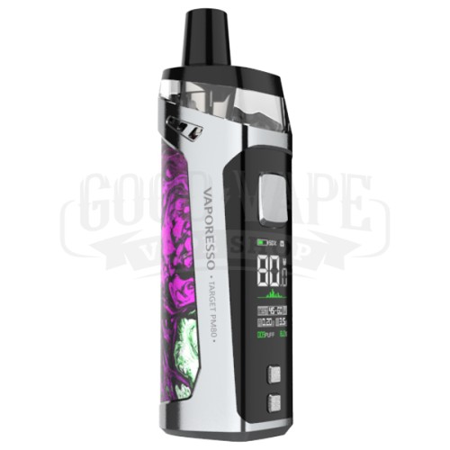 Vaporesso TARGET PM80 Sub-ohm Pod Mod Kit 2000mAh Silver Purple