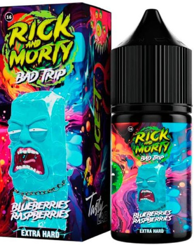 Черника Малина 20мг Hard RICK AND MORTY BAD TRIP SALT 30мл Жидкость