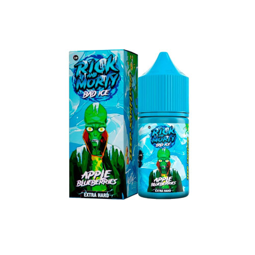 Яблоко Черника 20мг Hard RICK AND MORTY ICE SALT 30мл Жидкость