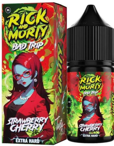 Клубника Вишня 20мг Hard RICK AND MORTY BAD TRIP SALT 30мл Жидкость