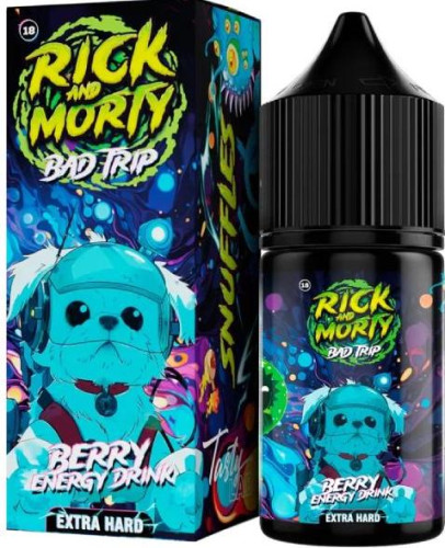 Ягодный Энергетик 20мг Hard RICK AND MORTY BAD TRIP SALT 30мл Жидкость