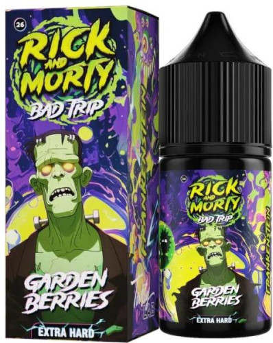 Садовые Ягоды 20мг Hard RICK AND MORTY BAD TRIP SALT 30мл Жидкость