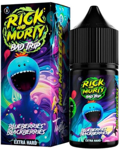 Черника Ежевика 20мг Hard RICK AND MORTY BAD TRIP SALT 30мл Жидкость