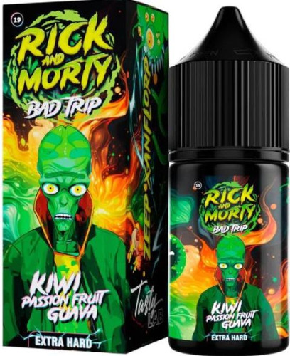 Киви Гуава Маракуйя 20мг Hard RICK AND MORTY BAD TRIP SALT 30мл Жидкость