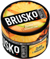 Бестабачная безникотиновая смесь BRUSKO 50гр. Дыня с ананасом