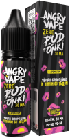 Жидкость для ЭСДН Angry Vape X PODONKI Zero 30мл 0мг Черная смородина и лимон со льдом