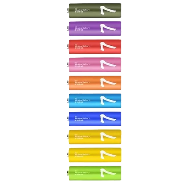 Батарейки Xiaomi Mi Rainbow ZI7 типа AAA 10шт. 1.5V AA701