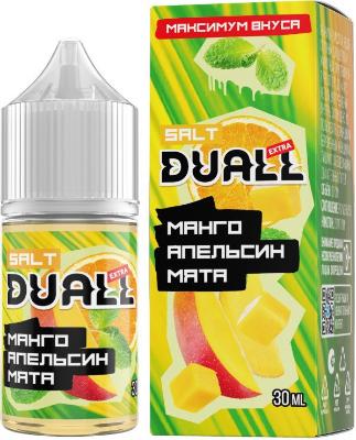 Жидкость для ЭСДН DUALL EXTRA SALT 30мл 20мг Манго, апельсин, мята hard