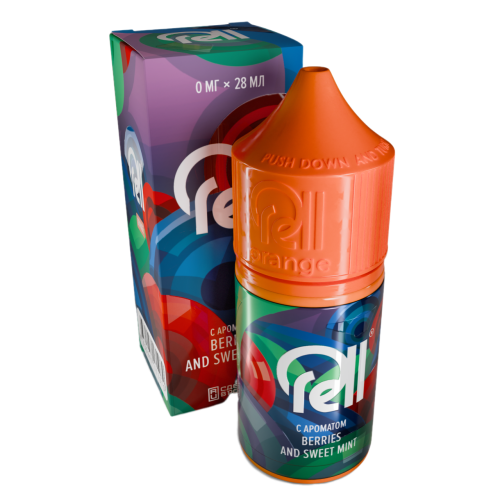 Berries and sweet mint 20мг RELL ORANGE SALT 30мл Жидкость