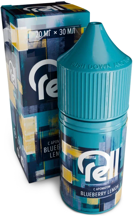 Blueberry Lemon 20мг RELL AZURE SALT 30мл Жидкость