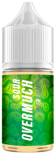 Жидкость для ЭСДН Overmuch Sour SALT 30мл 20мг Green Apple