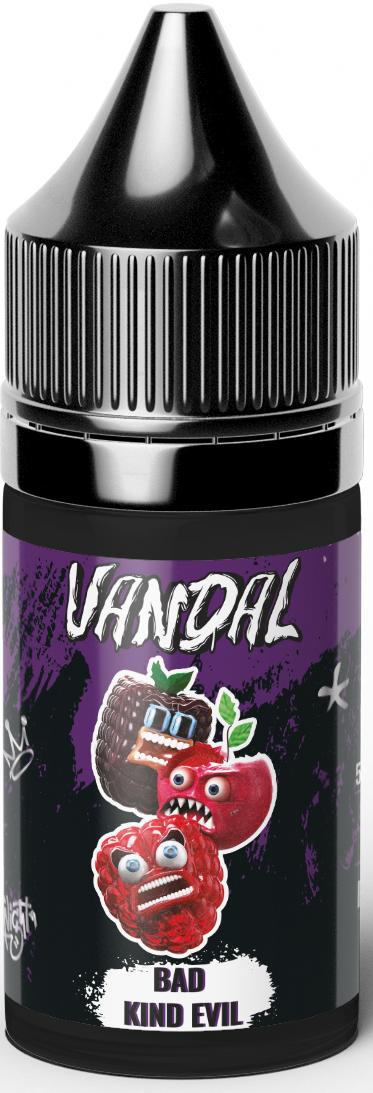 Жидкость для ЭСДН VANDAL PREMIUM SALT 30мл 20мг Bad Kind Evil (Ежевика, Малина, Черешня) extra