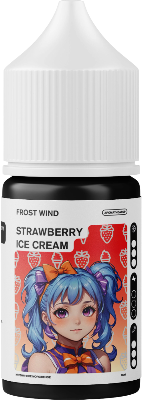 Ароматизатор для 30мл Frost Wind Клубничное Мороженое