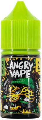 Жидкость для ЭСДН Angry Vape SALT 30мл 20мг Леопард Пятно (ананасовая газировка)