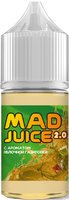 Жидкость для ЭСДН Mad juice SALT 30мл 20мг Яблочная Газировка