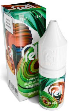 Жидкость для ЭСДН RELL ULTIMATE SALT 10мл 20мг Green Apple Peach Kiwi