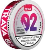 Жевательный табак TRAVA с ароматом PEPPERMINT STRONG  М