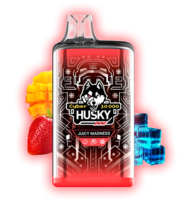 HUSKY CYBER 10000 Juicy Madness (Манго, клубника и лед)