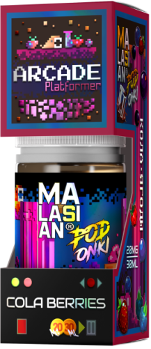 COLA BERRIES (Кола Ягоды) 20мг STRONG PODONKI & MALASIAN ARCADE SALT 30мл Жидкость