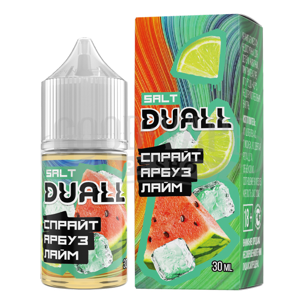 Спрайт, арбуз, лайм 20мг DUALL SALT 30мл Жидкость