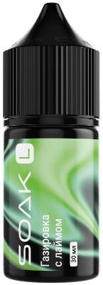 Жидкость для ЭСДН SOAK SALT 30мл 20мг Lime soda/Газировка с лаймом
