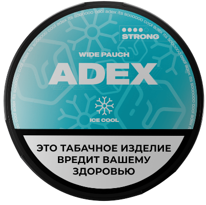 Жевательный табак ADEX WIDE 12гр. АЙС МИНТ MEDIUM