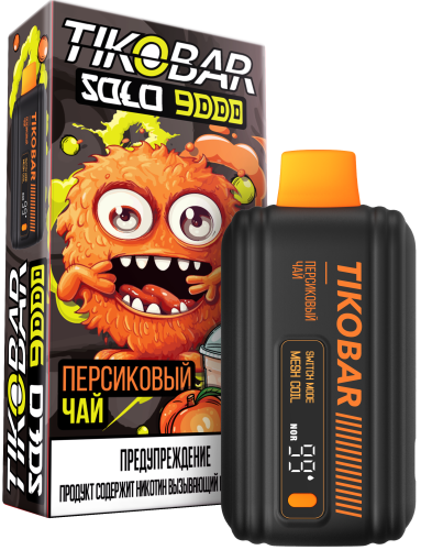 ЭСДН TIKOBAR 10000 2% Peach Ice Tea (Персиковый Чай)
