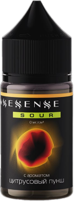 Жидкость для ЭСДН SENSESENSE Sour 27мл 0мг Цитрусовый пунш