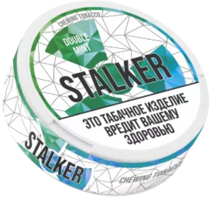 Жевательный табак Stalker 8гр SLIM (double mint с ароматом двойной мяты) М