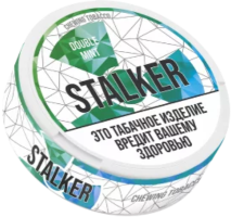 Жевательный табак Stalker 8гр SLIM (double mint с ароматом двойной мяты) М