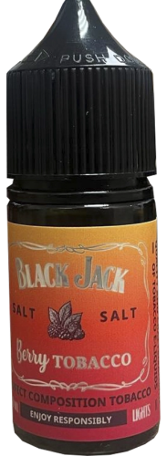 Berry Tobacco 20мг Black Jack SALT 30мл Жидкость