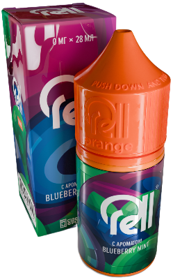 Blueberry mint 20мг RELL ORANGE SALT 30мл Жидкость