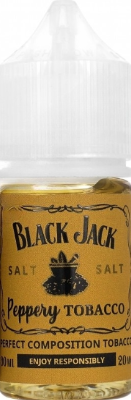 Жидкость для ЭСДН Black Jack 30мл 20мг PEPPERY TOBACCO S