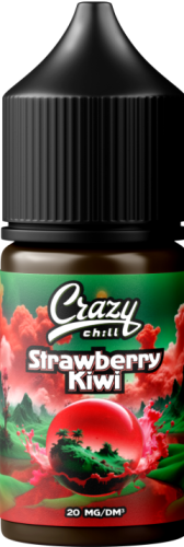 Жидкость для ЭСДН CRAZY CHILL SALT 3мл 20мг Клубника киви Hard