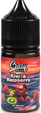 Жидкость для ЭСДН CRAZY CHILL SALT 3мл 20мг Киви Малина Hard