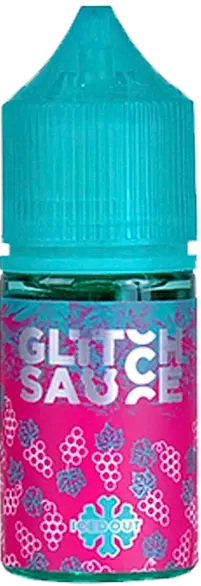 Жидкость для ЭСДН GLITCH ICED Out SALT 30мл 20мг Grape King