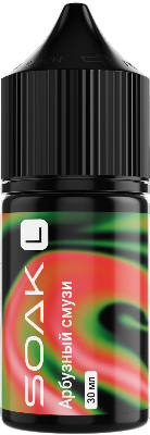 Жидкость для ЭСДН SOAK SALT 30мл 20мг Watermelon Smoothie/Арбузный смузи