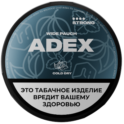 Жевательный табак ADEX WIDE 12гр. Cold Dry STRONG