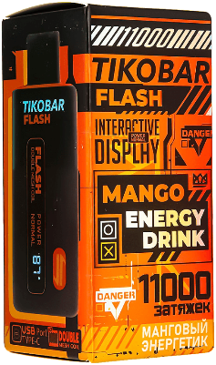 ЭСДН TIKOBAR 11000 2% Mango Energy Drink (Манговый Энергетик)