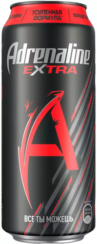 Энергетик "Adrenaline", 0,449л, Ж/Б Extra