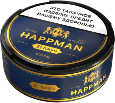 Жевательный табак HAPPMAN Холод STRONG М