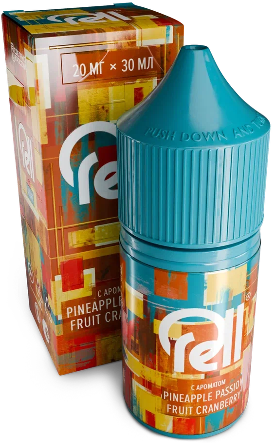 Pineapple Passion Fruit Cranberry 20мг RELL AZURE SALT 30мл Жидкость