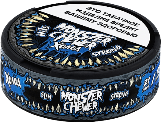 Жевательный табак MONSTER CHEWER 10гр SLIM Холод STRONG М