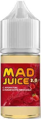 Жидкость для ЭСДН Mad juice SALT 30мл 20мг Клубничный лимонад