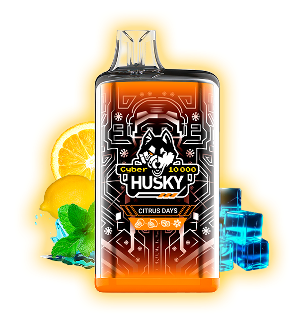 HUSKY CYBER 10000 Citrus Days (Апельсин, лимон и лед)