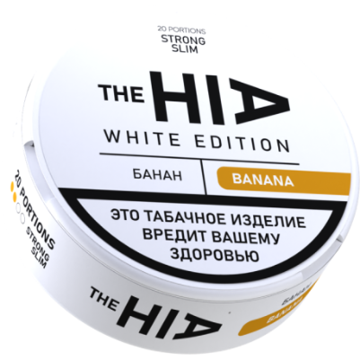 Жевательный табак The HIA White Edition 9гр SLIM Банан STRONG М