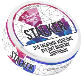 Жевательный табак Stalker 8гр SLIM (raspberry mentol с ароматом малины и ментола) М