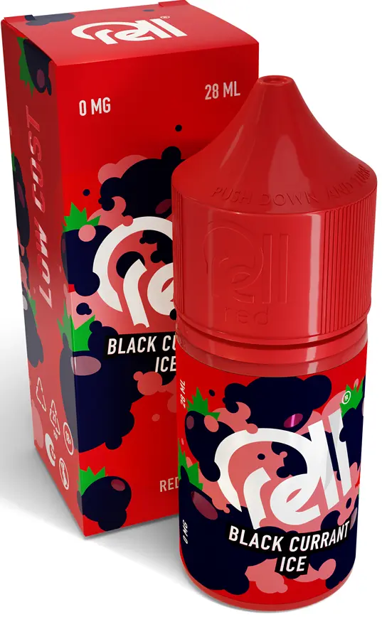 Жидкость для ЭСДН RELL LOW COST 28мл 0мг Black currant ice