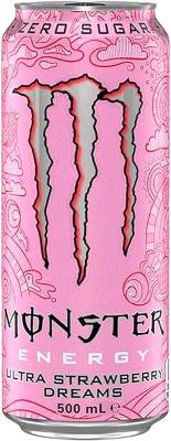 Энергетик "Monster Energy", 0,5л, Ж/Б Strawberry Dreams