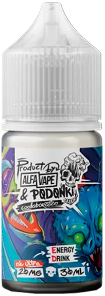 Жидкость для ЭСДН ALFA VAPE&PODONKI ICE SALT 30мл 20мг Энергетик с Манго H